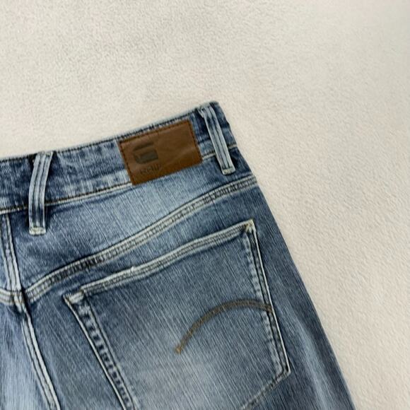 G Star Raw Jeans Women's Fits 30x27 Blue Janeh Ultra High Mom Ankle Dark Faded - Picture 7 of 9